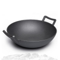 non-stick best cast iron large wok made in china